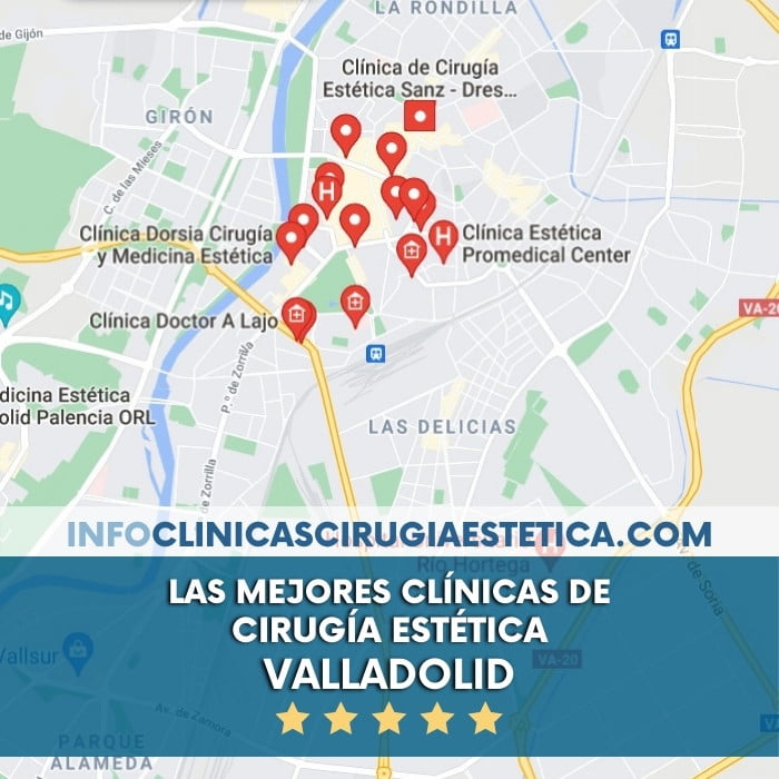 Mejores clínicas de cirugía estética en Valladolid valoradas por sus pacientes