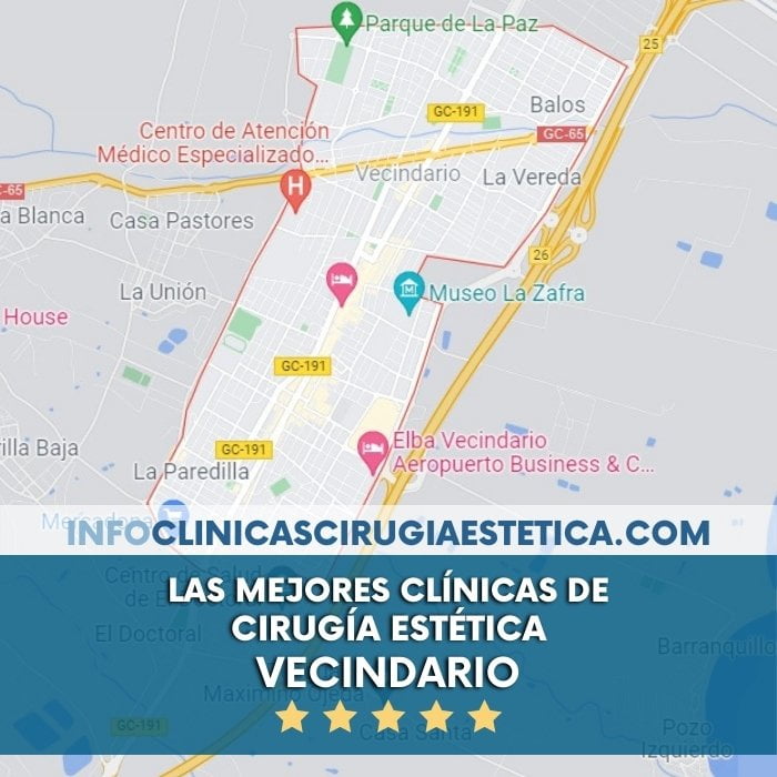 Mejores clínicas de cirugía estética en Vecindario valoradas por sus pacientes